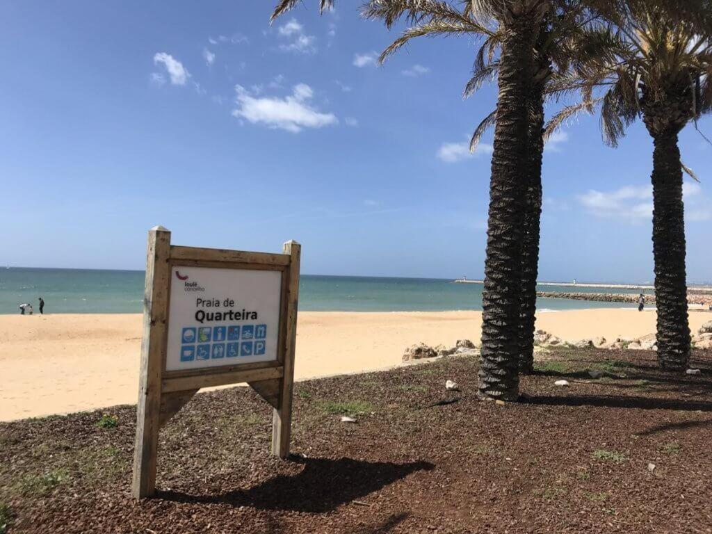 Apartamento Frente Ao Mar Com Piscina De Agua Salgada Quarteira Exteriér fotografie
